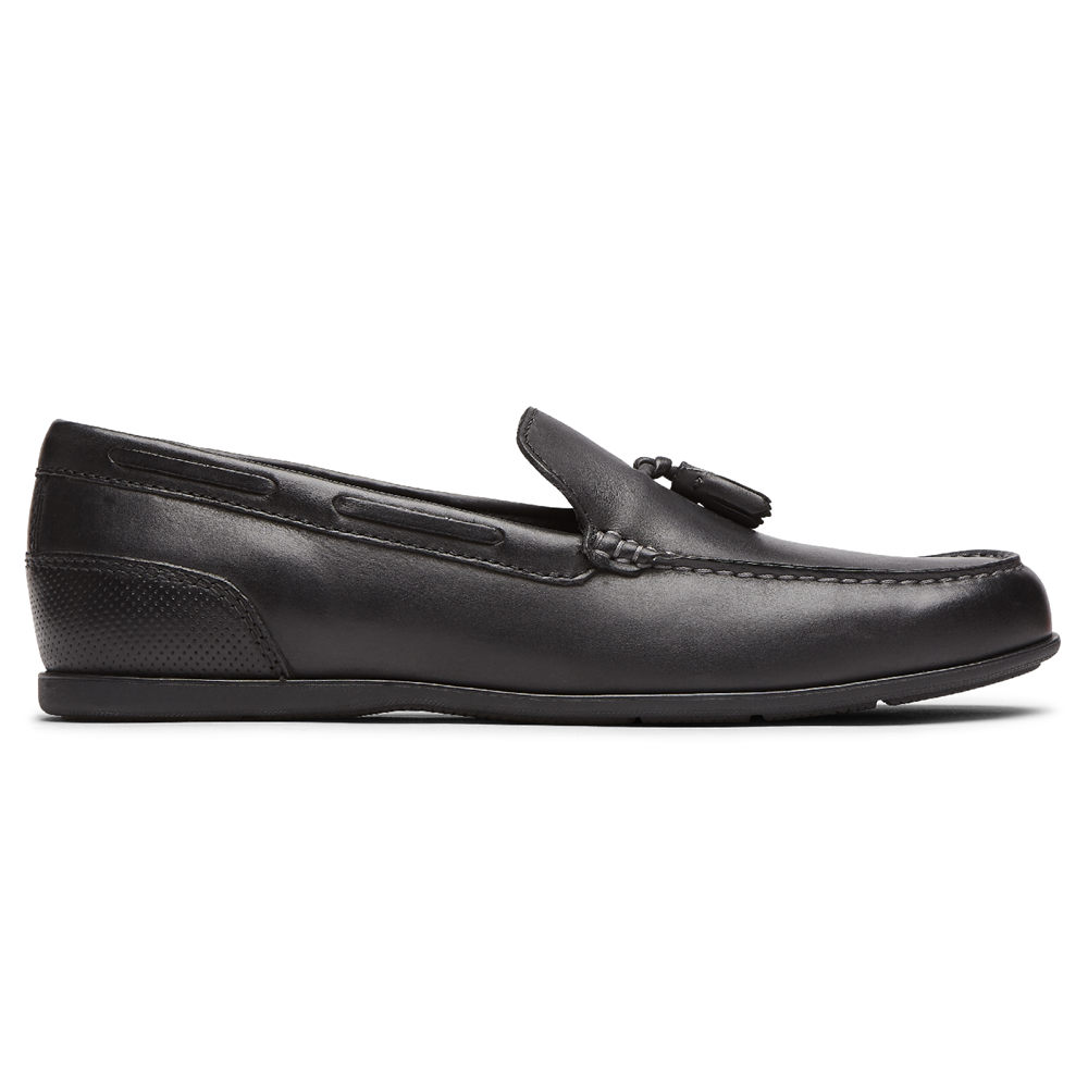 Rockport Singapore Mens Loafers - Malcom Tassel Black - PJ8395012